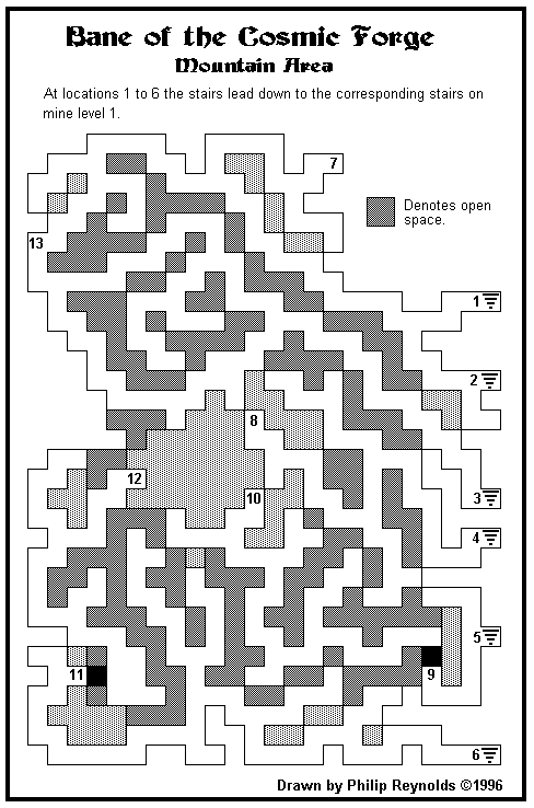 Wizardry 6 Mountain Area