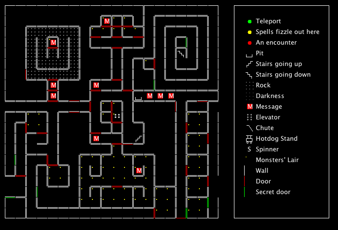 Wizardry I Maps