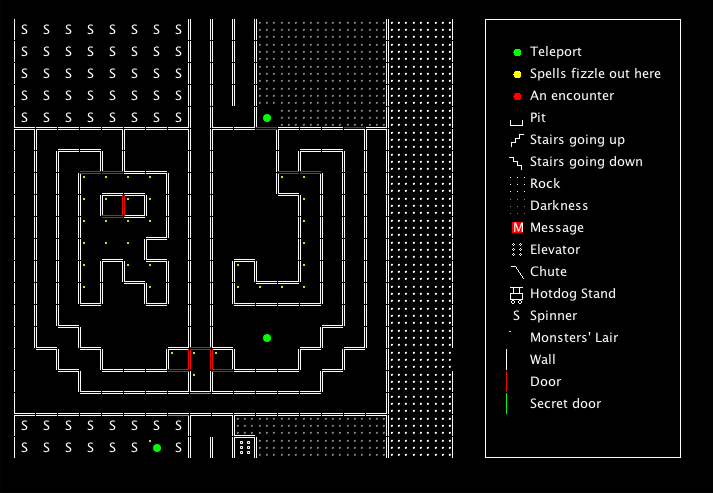 Wizardry I Maps